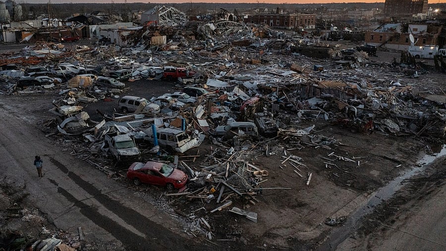 Thousands of people have been left homeless by what Beshear has described as the state's worst storm on record. Credit: Reuters Photo