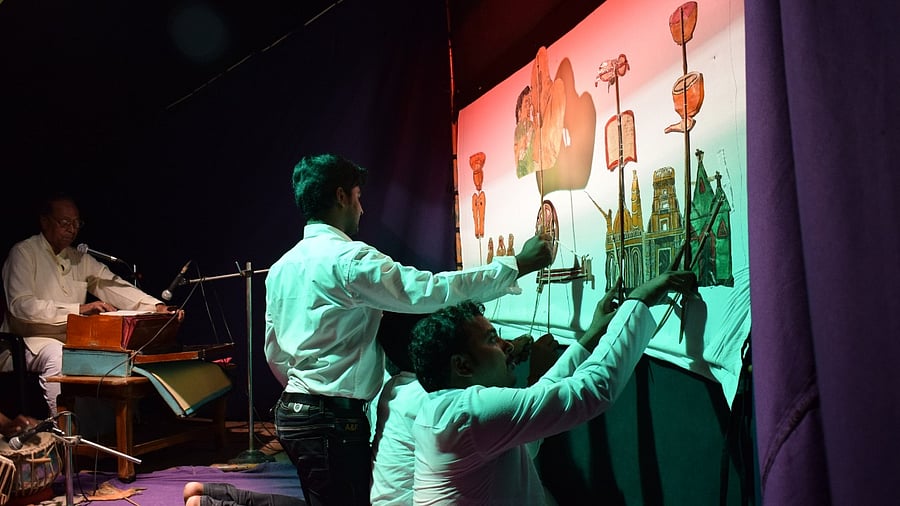 Shadow-puppetry. Credit: DH File Photo