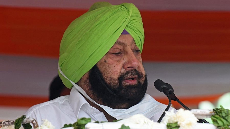 Punjab Lok Congress chief Amarinder Singh. Credit: AFP File Photo