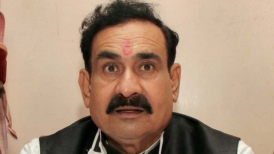 Madhya Pradesh Home Minister Narottam Mishra. Credit: PTI Photo