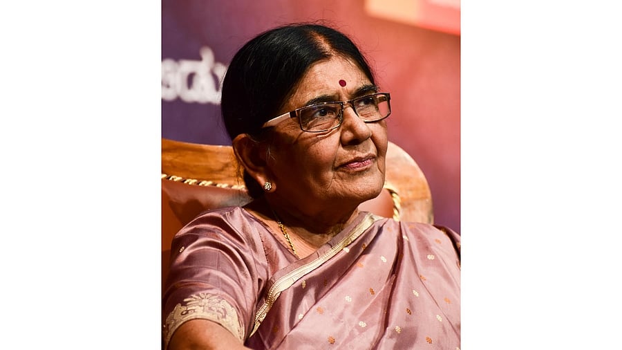 Noted Kannada writer Rajeshwari Tejaswi. Credit: DH File Photo