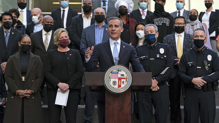 Eric Garcetti. Credit: AP/PTI file photo