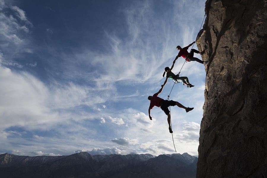 Workers who prize relationships, tend not to thrive as much when working virtually. Istock images 