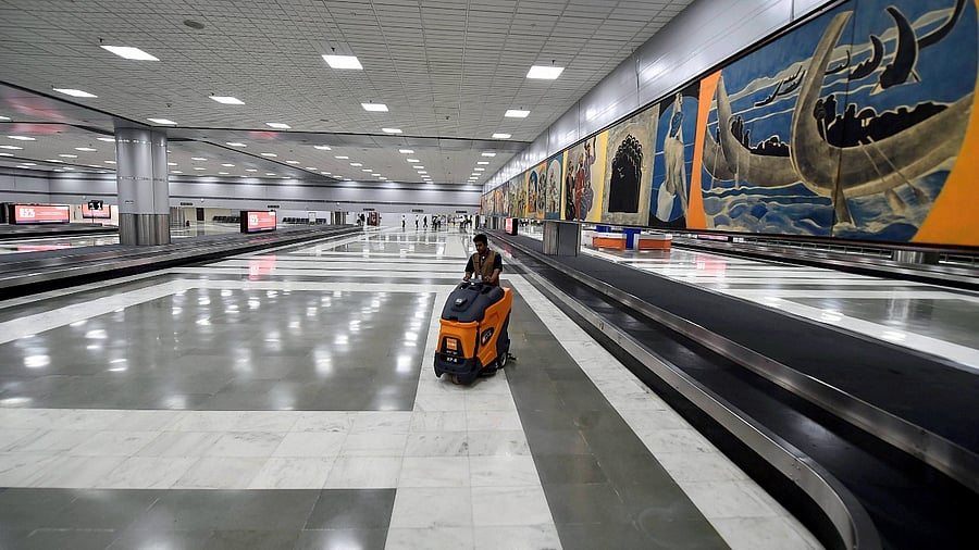 A view of the IGI Airport. Credit: PTI Photo