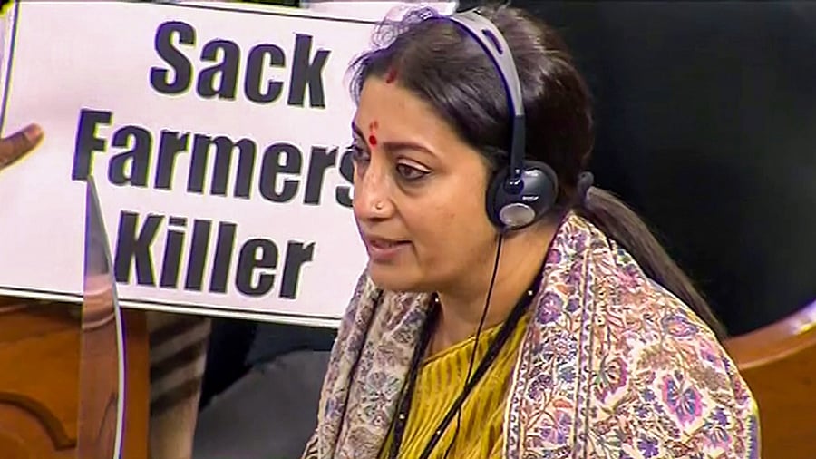 Union Minister Smriti Irani. Credit: PTI Photo