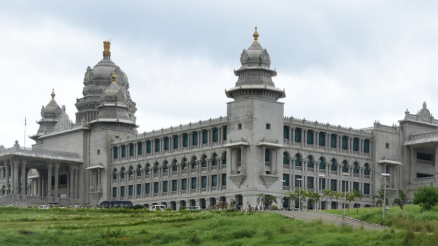 Suvarna Vidhan Soudha. Credit: DH File Photo