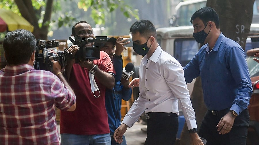 NCB Zonal Director Sameer Wankhede arrives at the NCB office, in Mumbai. Credit: PTI File Photo