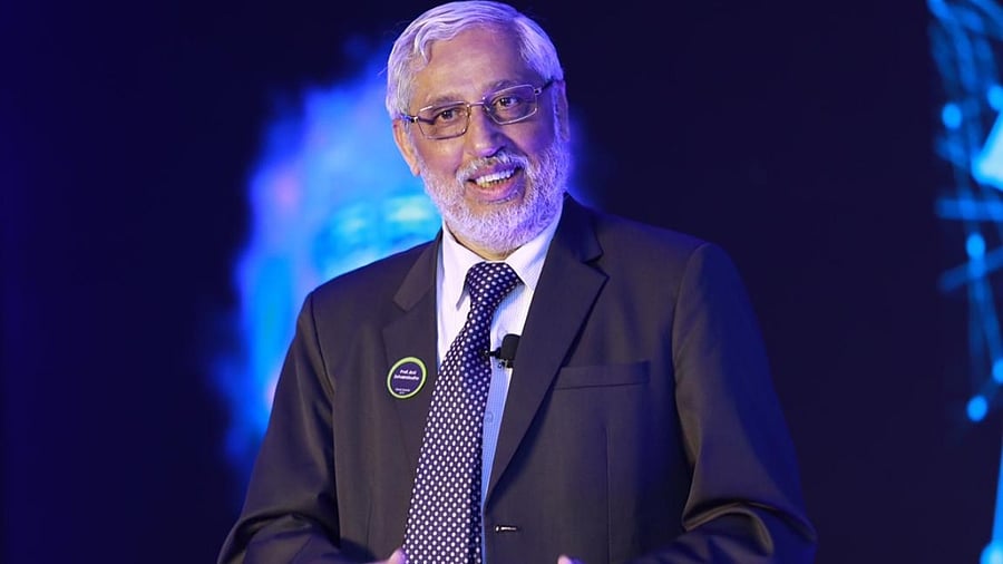 All India Council For Technical Education chairman Anil Dattatraya Sahasrabudhe. Credit: IANS Photo