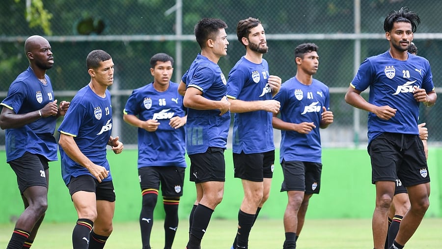 Former champions Bengaluru are on a wretched six-game winless run, managing to pull off a draw against ATK Mohun Bagan in a thrilling encounter that ended 3-3. Credit: DH File Photo