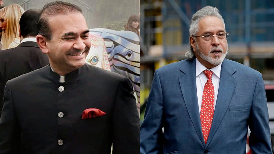 Nirav Modi, Vijaya Mallya. Credit: PTI File Photo