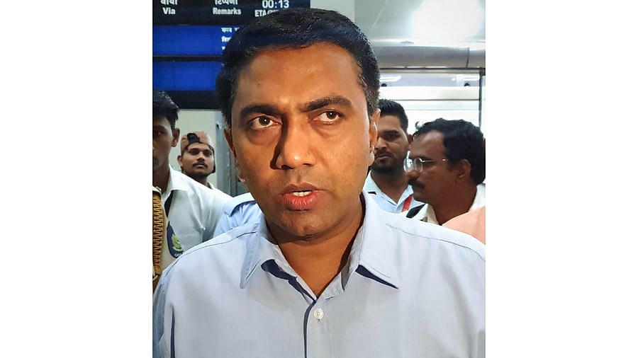 Goa CM Pramod Sawant. Credit: PTI File Photo
