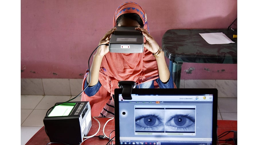 A linking process for the NRC under way. Doley said that his name had appeared in the NRC list published on August 31, 2019. Credit: AFP File Photo