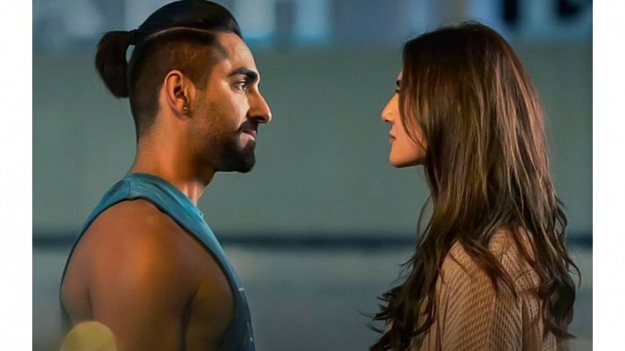 A still from 'Chandigarh Kare Aashiqui'. Credit: Twitter/@rohitjswl01