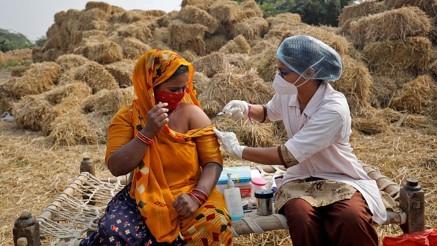 The cumulative doses administered in the country so far under the nationwide Covid-19 vaccination drive has exceeded 138.96 crore. Credit: Reuters File Photo