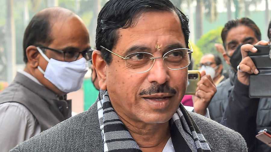 Union Parliamentary Affairs Minister Pralhad Joshi. Credit: PTI File Photo
