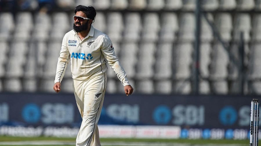 Ajaz Patel. Credit: AFP file photo