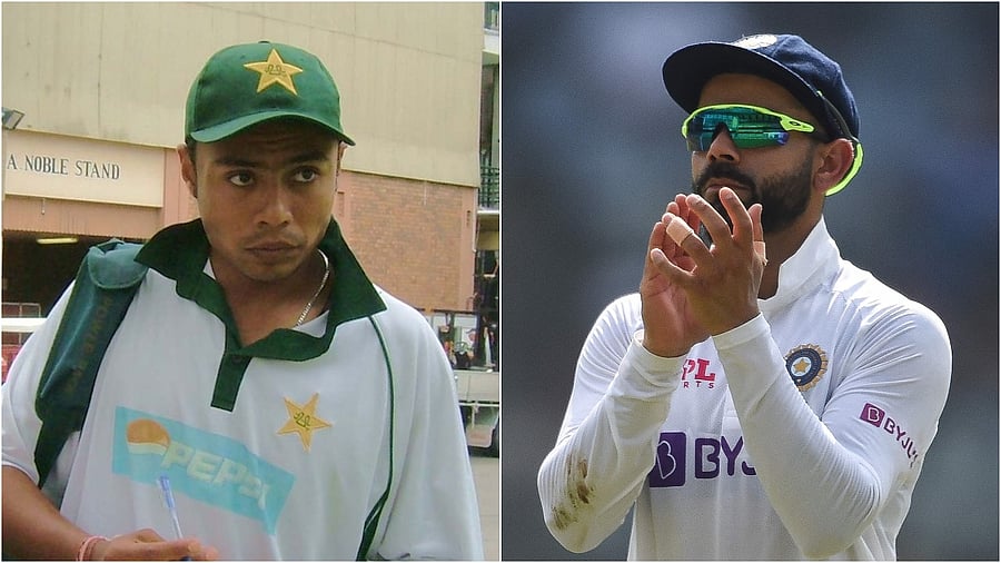 Danish Kaneria and Virat Kohli. Credit: Wikimedia Commons Photo/AFP Photo