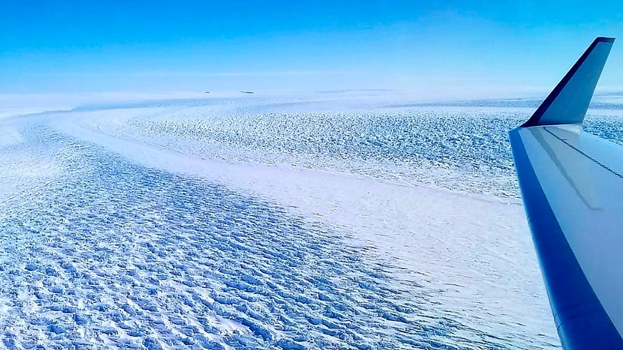 If Thwaites’ ice shelf did collapse, it would spell the beginning of the end for the glacier. Credit: AFP Photo