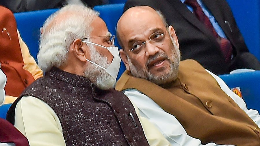 Prime Minister Narendra Modi and Home Minister Amit Shah. Credit: PTI File Photo