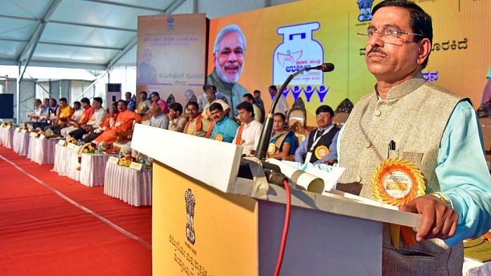 Union Minister Pralhad Joshi. Credit: DH File Photo