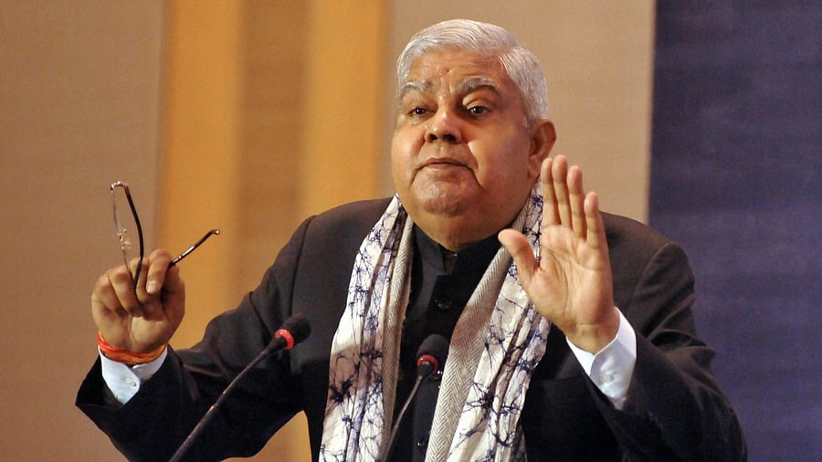 West Bengal Governor Jagdeep Dhankhar. Credit: PTI File Photo