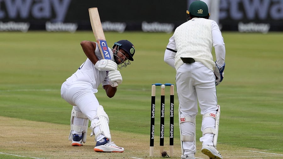 India's Mayank Agarwal in action. Credit: Reuters Photo