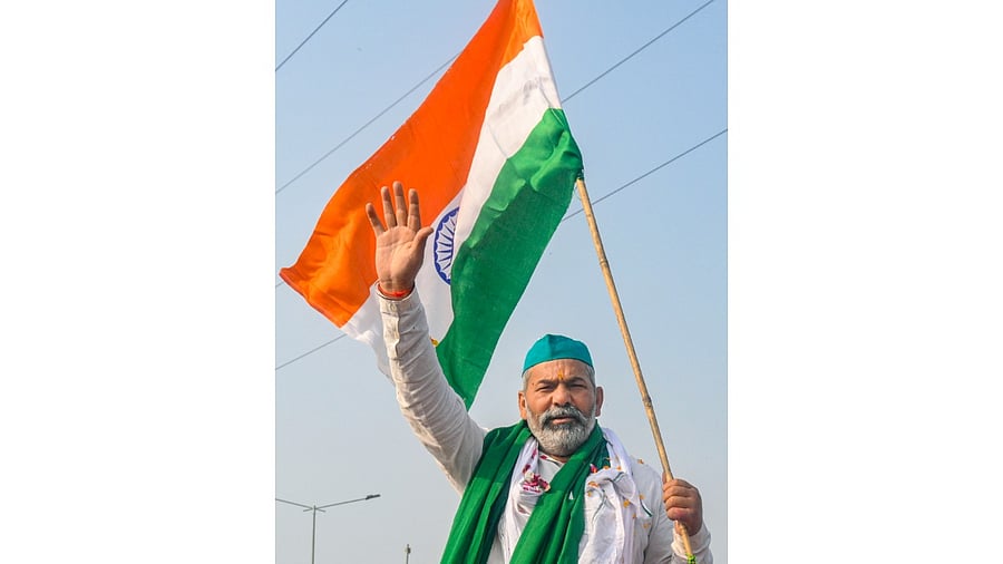 Rakesh Tikait. Credit: PTI Photo