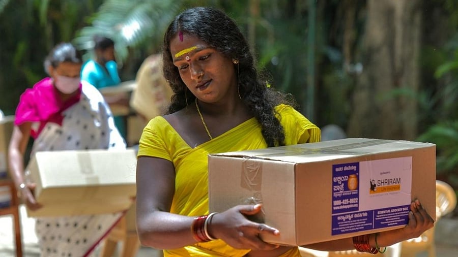 With the help of a social worker, Vaibhav Sankhe, a district-level survey was undertaken and around 100 eligible transgenders were identified for the scheme. Credit: AFP Photo