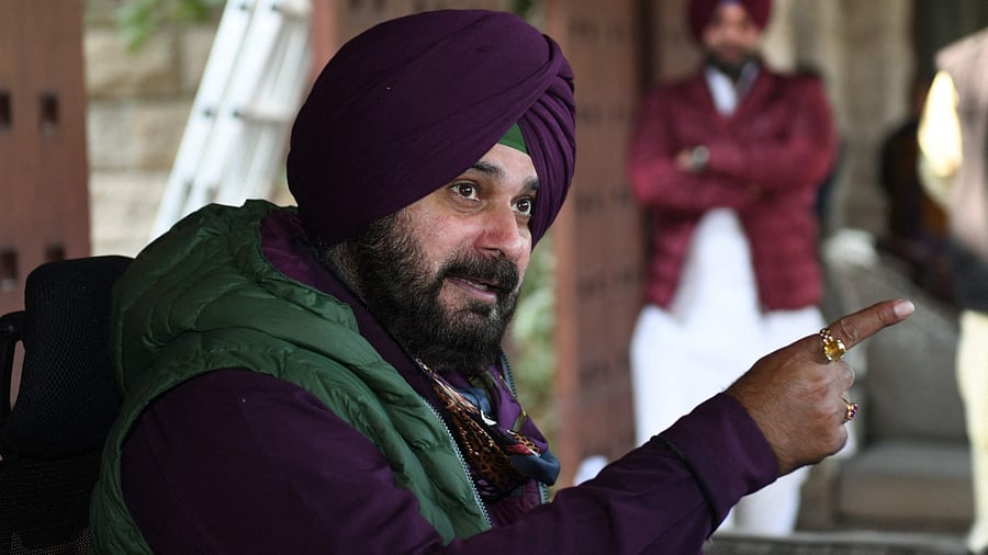 Punjab Congress chief Navjot Singh Sidhu. Credit: AFP Photo