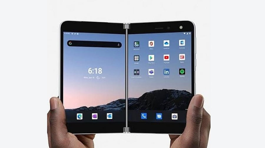 In Picture: Microsoft Surface Duos Credit: IANS FILE PHOTO