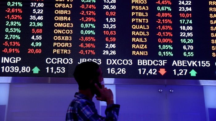 In China, markets fell, with Hong Kong's Hang Seng Index down as investors eyed uncertain prospects for 2022 as well as a continued debt crisis in the mainland's property market. Credit: Reuters File Photo