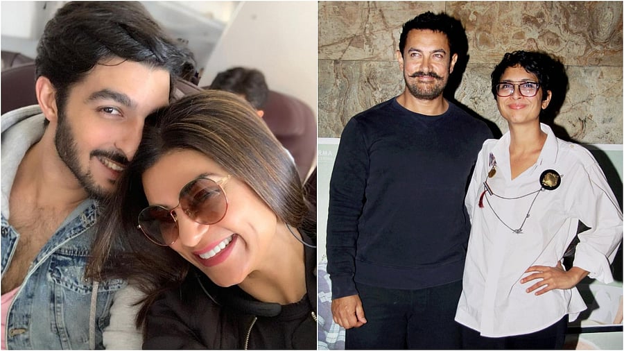 Sushmita and Aamir were in the limelight this year due to their personal lives. Credit: Instagram/PTI Photo
