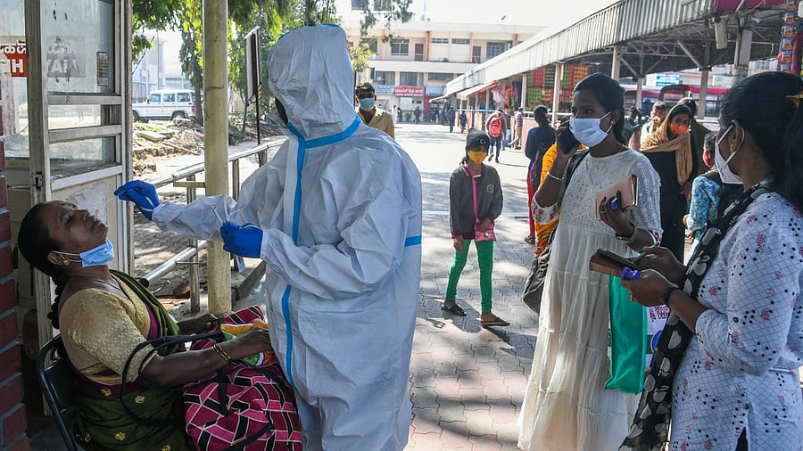 The case fatality rate for the day stood at 1.06% while the positivity rate is now at 0.52% Credit: DH File Photo/S K Dinesh