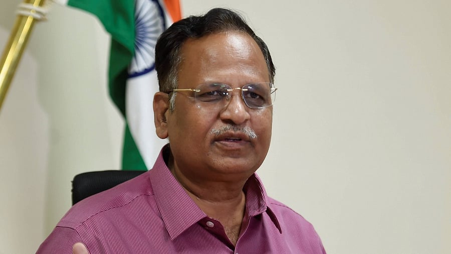 Delhi Health Minister Satyendar Jain. Credit: PTI Photo