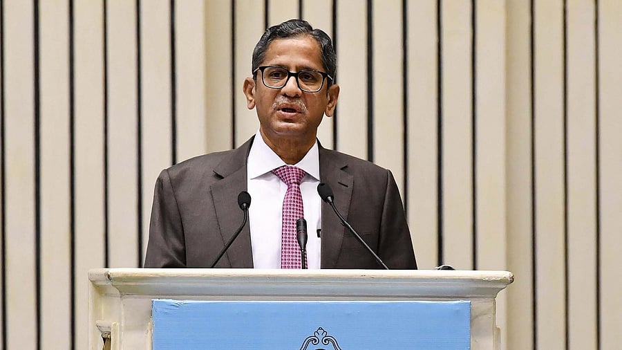 CJO N V Ramana. Credit: PTI File Photo