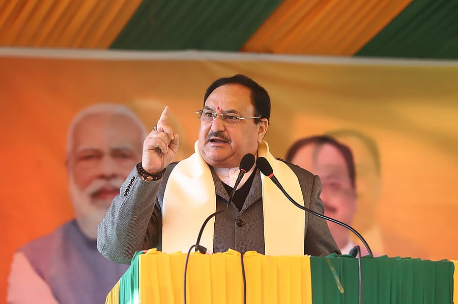 J P Nadda. Credit: PTI Photo