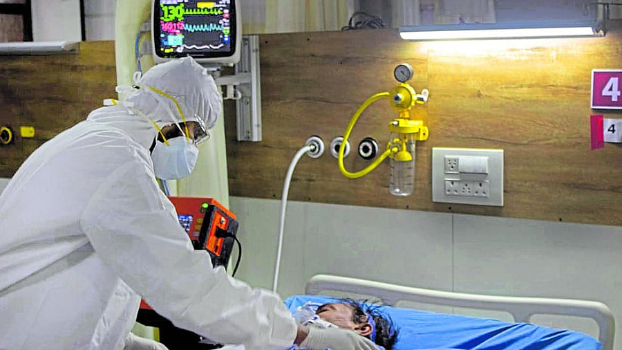 The hospitals said, after eight to ten hours of continuous usage, the output of the 40 PM Cares ventilators is sub-optimal. Credit: DH Photo