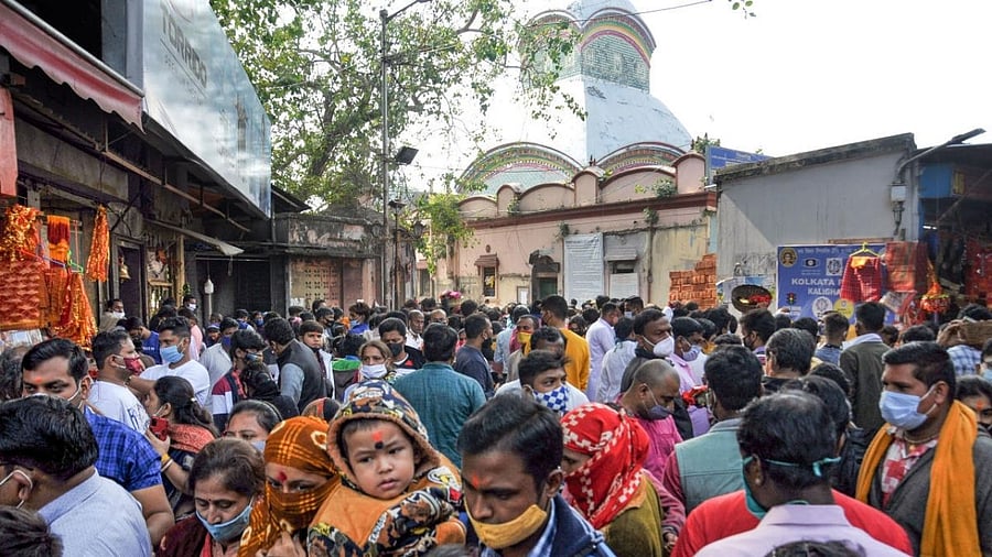 According to a state health department official, though the infection rate is high, 80 per cent of the infected are asymptomatic and 17 per cent of the symptomatic patients are being treated at home. Credit: PTI Photo