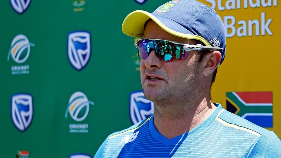 South Africa head coach Mark Boucher. Credit: AFP Photo