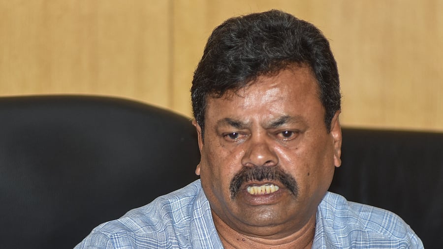 Honnali MLA M P Renukacharya. Credit: DH File Photo/S K Dinesh