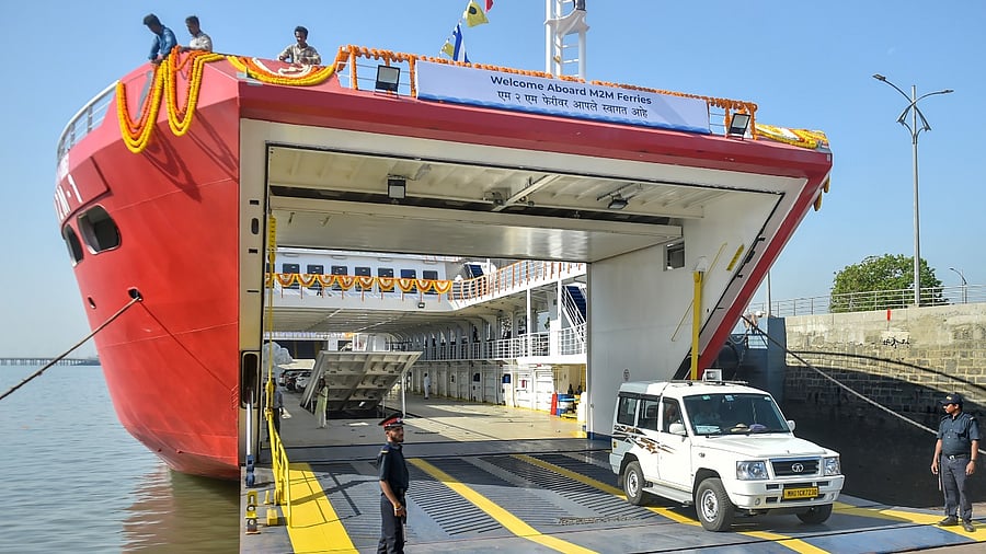 A view of Ferry Wharf, where the Domestic Cruise Terminal will serve as one of the two points for the service. Credit: PTI File Photo