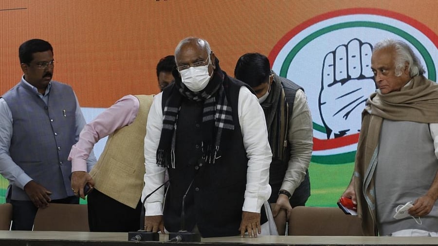 Mallikarjun Kharge. Credit: IANS photo