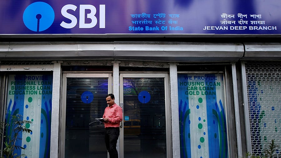 Charges are nil for transactions done through net banking or SBI's application 'YONO'. Credit: Reuters File Photo