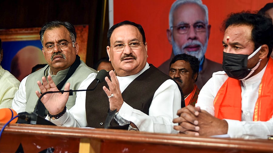 BJP National President JP Nadda. Credit: PTI Photo