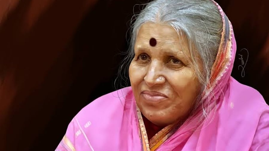 Renowned social worker Sindhutai Sapkal. Credit: IANS Photo