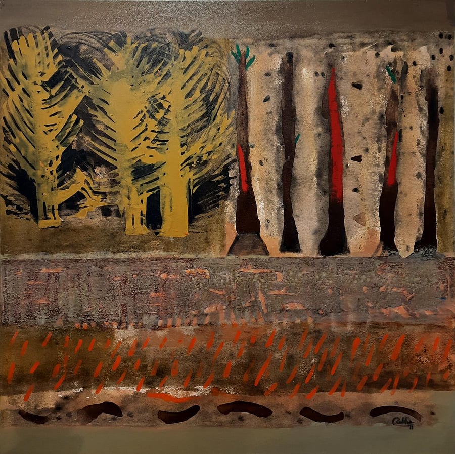 Brooding Trees by Rekha Rao Hebbar