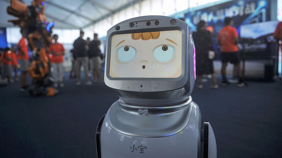 Core to the latest intelligent manufacturing plan is growing the country’s industrial robotics sector revenue at an annual rate of 20 per cent over the next three years and doubling the density of robots — a proxy for automation adoption. Credit: AFP File Photo