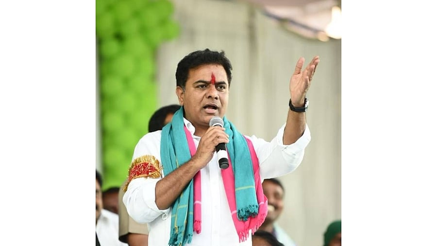 Telangana minister K T Rama Rao. Credit: Facebook/KTRTRS