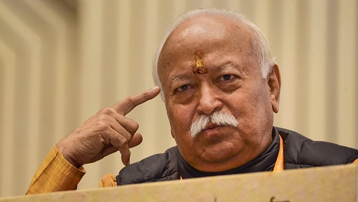 RSS leader Mohan Bhagwat. Credit: PTI File Photo