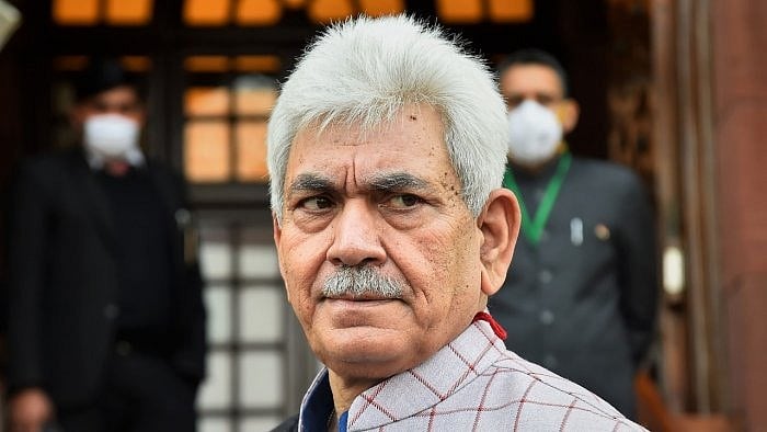 Jammu & Kashmir Lt Governor Manoj Sinha. Credit: PTI Photo